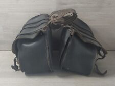1960s-70s Vintage Motorcycle Panhead Leather Saddle Bags Nice Patina picture