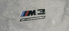 BMW M3 COMPETITION BLACK EMBLEM GENUINE OEM FRONT GRILL PERFORMANCE NEW M POWER picture