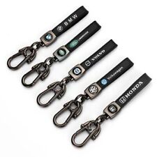 Key chain for all car models Premium leather key chain with solid metal key ring picture