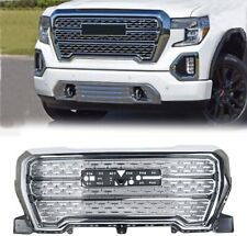 VICTOCAR Front Upper Chrome Grille Fits 2019-2021 GMC Sierra 1500 Denali Style picture