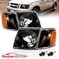 2001-2005 For Ford Explorer Sport Trac Black Replacement Corner headlights picture