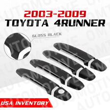 For 2003-2009 Toyota 4Runner Gloss Black Door Handle Covers Trim NO Smart Sensor picture