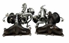 08-10 BMW 535i E60 N54 TWIN TURBO CHARGER SET MANIFOLD ASSY OEM picture