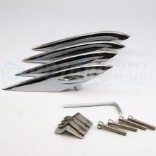 MAZDA RX-8 FENDER STRAKES - CHROME PLATED - ALL ALUMINUM ACCENTS FINS - 4pcs SET picture