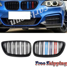 For BMW F22 F23 2014-18 A Pair M-Color Gloss Black Grille M2 STYLE Front Grille picture