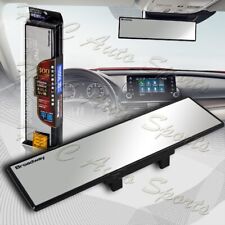 Universal Broadway 300MM Wide Flat Interior Clip On Rear View Clear Glass Mirror picture