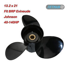 765185 13.2x21 Propeller For BRP Evinrude Johnson Outboard 40-140HP 13 Spline To picture