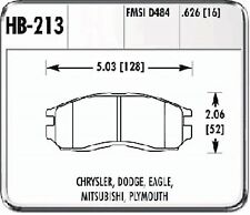 Hawk HB213F.626 Hawk High Performance Front Brake Pads Fits: picture