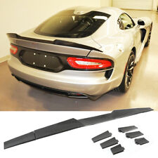 For Dodge Viper Challenger SRT R/T Carbon Look Rear Trunk Lip Roof Spoiler Wing picture