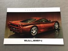 2006 2007 Saleen S7 1-page Original Car Brochure Spec Card  picture