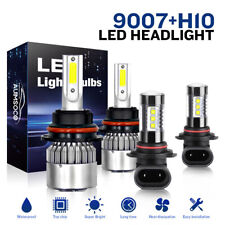 For Dodge Caravan 2005-2007 - LED Headlight Fog Light Bulbs kit 4pcs White 8000k picture