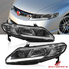Pair LED DRL Headlights Lamps For 2006-11 Honda Civic FA Sedan 4 Door  LH+RH picture