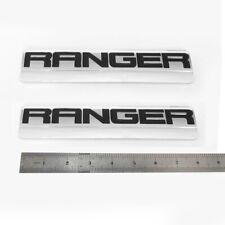 2x OEM Chrome RANGER Badges Emblem 3D logo Fender for F150 F-150 picture