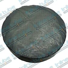 1964-81 Gm Trunk Luggage Compartment Spare Spair Tire Cover Aqua Houndstooth 14 picture