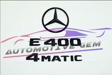 E400 COUPE Rear Star Emblem 4MATIC glossy Black Letter Badge  for Mercedes C207 picture