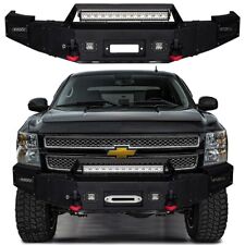 Vijay For 2007-2013 2nd Gen Chevy Silverado 1500 Steel Front Bumper with Lights picture