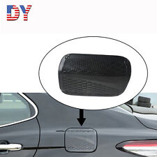 Fuel Gas Tank Cover Trim Cap Carbon Fiber Style for 2018-2023 Toyota Camry picture