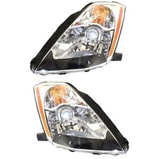 Headlight Set For 03-05 Nissan 350Z Coupe Halogen With Bulb NI2503146 NI2502146 picture