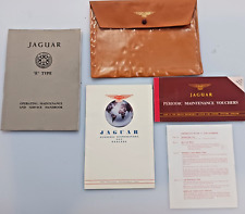 1960's Jaguar 'E' Type Operating, Maintanenace And Service Handbook Owners Pouch picture
