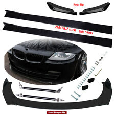 For BMW Z4 Splitter Spolier Front Bumper Lip + Side Skirts + Strut Rods picture