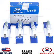 Genuine Spark Plugs Set 4 pcs OEM HYUNDAI KIA 1.6L turbo *see compatibility picture