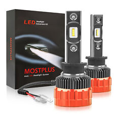 MOSTPLUS 80W 8000LM 6000K White LED Fog Light H3 Bulbs One Pair picture