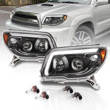 For 06-09 Toyota 4Runner *NEW* BLACK LED Tube DRL Projector Headlights Headlamps picture