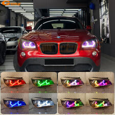 For BMW X1 E84 2009 - 2015 Concept M4 Iconic Style Dynamic RGB LED Angel Eyes picture