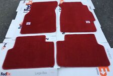 (RHD) For Honda Civic Ek9 Type-R Floor Mat Mats Red Carpet Set Of4 1996-00 picture