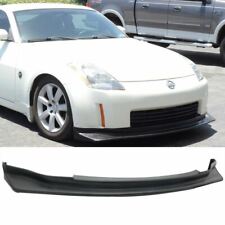 FOR 03-05 350Z N-S Style BLACK ADD-ON FRONT BUMPER LIP SPOILER CHIN picture