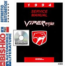 1994 Dodge Viper RT/10 Shop Service Repair Manual CD picture