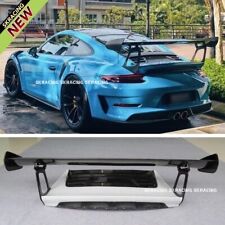Rear Trunk Spoiler Lid Wing GT3 RS Style Body kits Fits Porsche Carrera 911 991 picture
