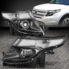 FOR 11-15 FORD EXPLORER BLACK HOUSING CLEAR CORNER PROJECTOR HEADLIGHT HEADLAMP picture