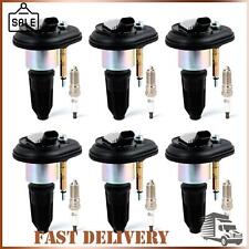 6pcs Ignition Coils UF303+6pcs Spark Plugs Fits For Chevy Trailblazer GMC Canyon picture