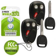 2 Replacement For 2003 2004 2005 2006 Cadillac Escalade EXT ESV Key + Fob Remote picture