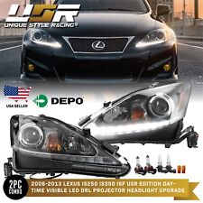 V2 OE Style Daytime Visible DRL LED Bar Headlight For 06-13 Lexus IS/IS250/IS350 picture