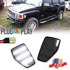 For 05/06-10 Hummer H3/09-10 H3T Smoked Full LED White Front Side Marker Lights picture