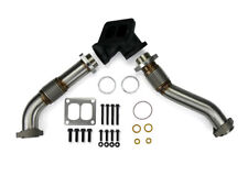 SPOOLOGIC 304SS Bellowed Exhaust Up-Pipes Kit For 94-97 7.3L Powerstroke picture