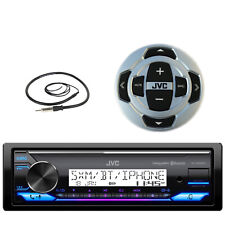 JVC KD-X38MBS 1 DIN Bluetooth USB Stereo Receiver, Wired Remote, 22