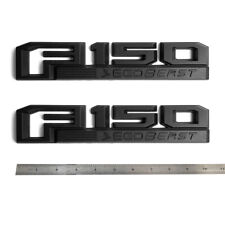 2x OEM F150 Ecobeast Emblems Fender Ecoboost Badges 3D for F-150 Black Genuine picture