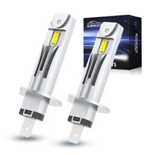 H1 LED Headlights Bulbs Kit White Super Bright Lamps 2Pcs High or Low Beam 6000K picture