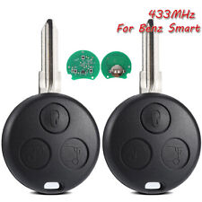 2x Remote Car Key for Mercedes-Benz Smart Fortwo 1998-2006 Forfour Roadster City picture