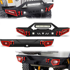Front /Rear Bumper for 1987-2006 Jeep Wrangler TJ YJ LJ Rock Crawler Bumpers picture