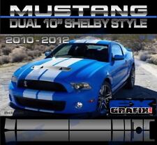 2010 - 2012 Ford Mustang Shelby Lemans Roush Style Rally Stripes Dealer Quality picture