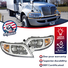 Headlights Pair For International 4100 4200 4300 4400 8500 8600 LH+RH Side picture
