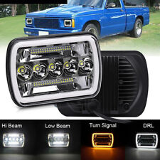 For 82-93 Chevy S10 Blazer GMC S15 7X6 Projector Halo LED Headlight  Hi/Lo picture