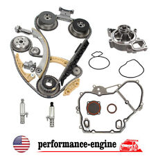Timing Chain Kit VCT Selenoid Actuator Gear Water Pump Fit GM Ecotec 2.0L 2.4L picture