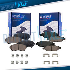Front & Rear Ceramic Brake Pads for 2008-2014 Cadillac CTS w/ GM Brake Code J55 picture