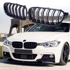 Glossy Black Front Kidney Grille Grill For 12-18 BMW F30 3 series 320i 328i picture