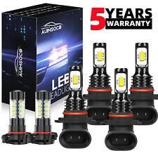 For Chrysler 200 2011 2012 Combo LED Headlight High Low & Fog light bulbs Kit XG picture